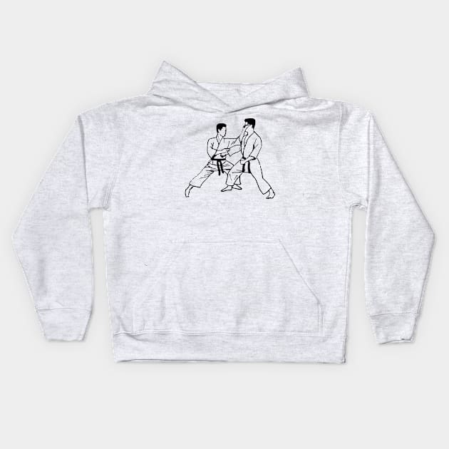 haito-uchi Kids Hoodie by Megatrip